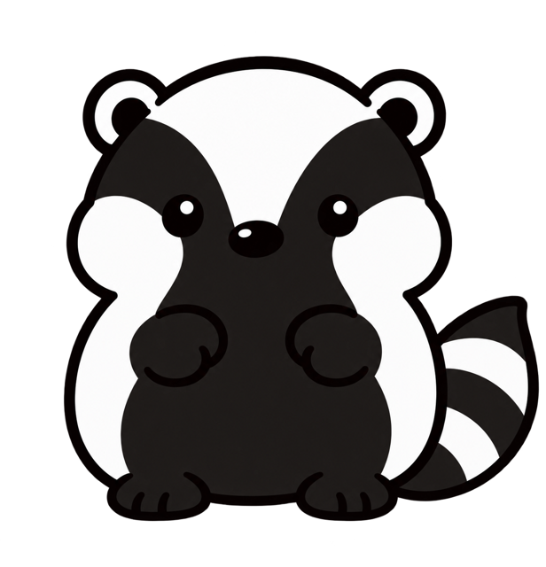 Cardie the honey badger mascot